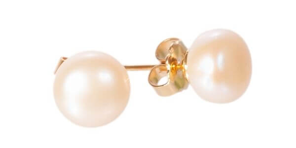 button-shaped-pearl-gold-stud-earrings
